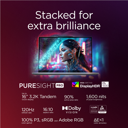 Lenovo Yoga Pro 9 16IAH10 | Tidal Teal | 16 " | OLED | 2.8K WQXGA+ | 2880 x 1800 pixels | Intel Core