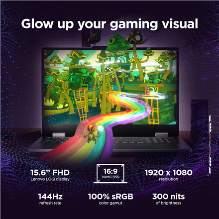 Lenovo LOQ 15IRX10 | Luna Grey | 15.6 " | IPS | FHD | 1920 x 1080 pixels | Anti-glare | Intel Core i