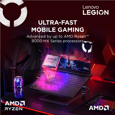 Lenovo Legion Pro 7 16AFR10H | Eclipse Black | 16 " | OLED | WQXGA | 2560 x 1600 pixels | 240 Hz | G