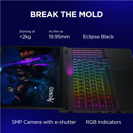 Lenovo Legion 5 15IRX10 | Eclipse Black | 15.1 " | OLED | WQXGA | 2560 x 1600 pixels | Glossy | Inte