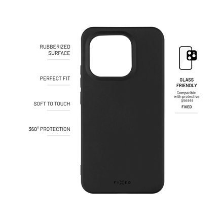 Fixed Story | Back cover | Xiaomi | 15T | Rubberized | Black
