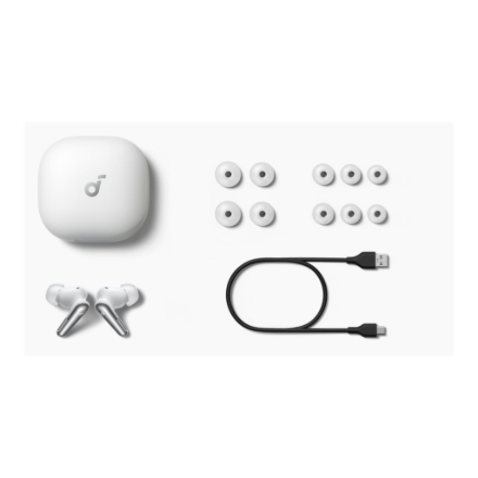 Anker Soundcore True-Wireless Earbuds | Liberty 4 Pro | Built-in microphone | Bluetooth | White