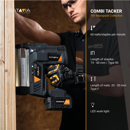 Batavia B.V. 18V Combi-tacker - Without Battery and Charger