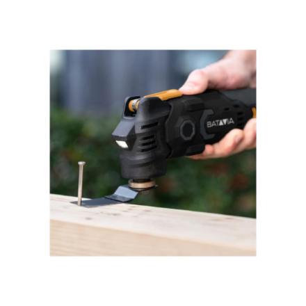 Batavia B.V. 12V Cordless Anti-Vibration Multitool - Fixxpack 2.0 Set (incl. 2.0Ah battery and USB-C