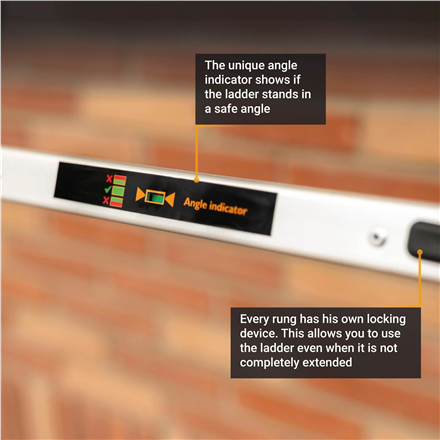Batavia B.V. | Giraffe AIR Telescopic Ladder 2.93 m