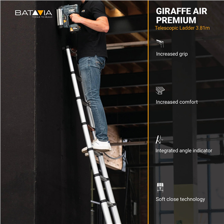 Batavia B.V. | Giraffe AIR Telescopic Ladder 3.81 m