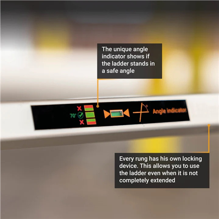 Batavia B.V. Giraffe PRO Telescopic Ladder 3.81 m