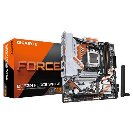 Gigabyte B850M FORCE WIFI6E (rev. 1.0) | Processor family AMD | Processor socket AM5 | DDR5 | Suppor