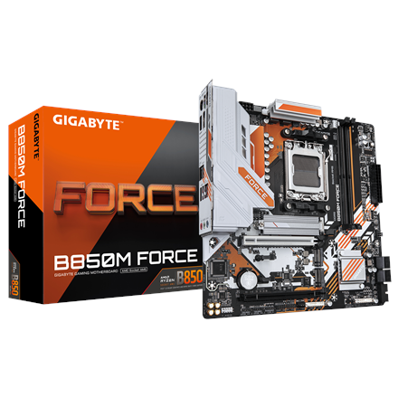 Gigabyte B850M FORCE (rev. 1.0) | Processor family AMD | Processor socket AM5 | DDR5 | Supported har