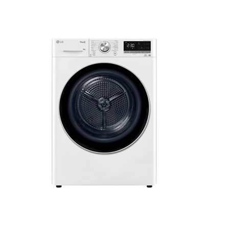 LG Dryer Machine | RH80V9AV3N | Energy efficiency class C | Front loading | 8 kg | LED | Depth 69 cm