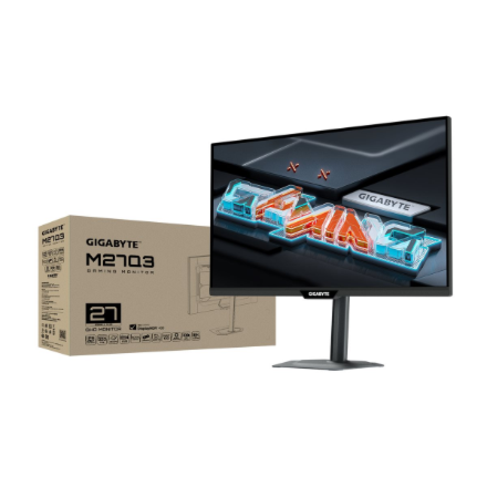 Gigabyte | M27Q3 EK | 27 " | IPS | QHD | 300 Hz | 1 ms | 2560 x 1440 pixels | 400 cd/m² | HDMI ports