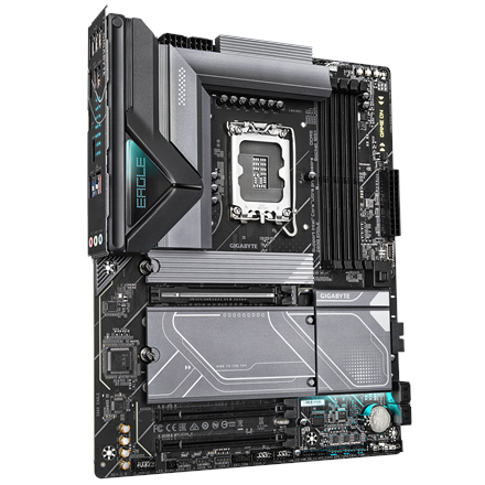 Gigabyte Z890 EAGLE | Processor family Intel | Processor socket LGA1851 | DDR5 | Supported hard disk