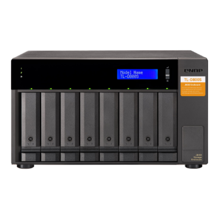 QNAP High-performance desktop SATA 6Gbps JBOD storage enclosure | TL-D800S
