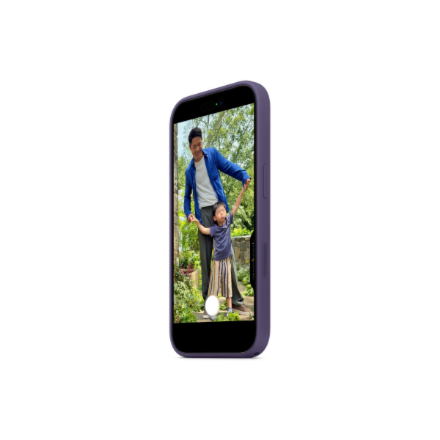 Apple iPhone 17 Silicone Case with MagSafe - Purple Fog | Apple