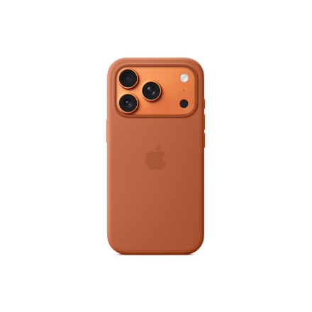 Apple iPhone 17 Pro Silicone Case with MagSafe – Terra Cotta | Apple
