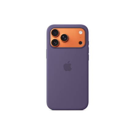 Apple iPhone 17 Pro Max Silicone Case with MagSafe – Purple Fog | Apple