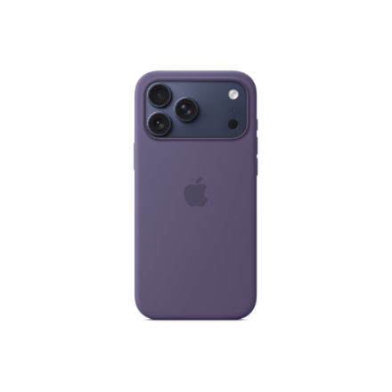 Apple iPhone 17 Pro Max Silicone Case with MagSafe – Purple Fog | Apple