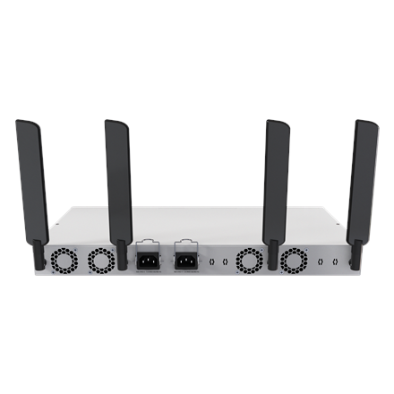 MikroTik Cloud Router Switch with RouterOS L5 Rackmount Case | CRS418-8P-8G-2S+5axQ2axQ-RM
