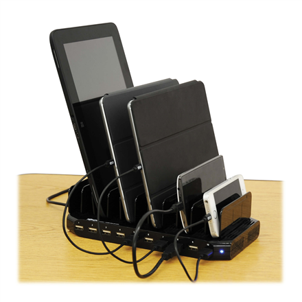 Tripp Lite 10 Port USB Charging Station with Adjustable Storage | U280-010-ST-CEE | UNPACKED