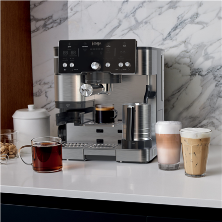 NINJA | Luxe Cafe Essential Espresso Machine | ES501EU | Pump pressure 9 bar | Built-in milk frother