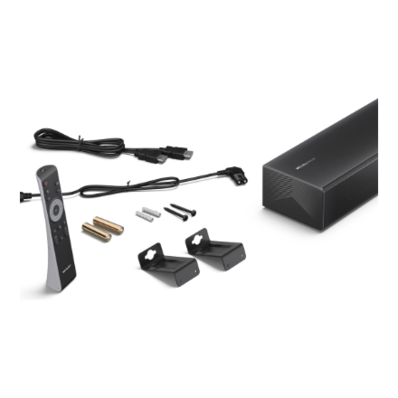 Sharp 2.0 Dolby Atmos/DTS Virtual:X Soundbar | HT-SB304 | 180 W | Bluetooth | Black | Wireless conne