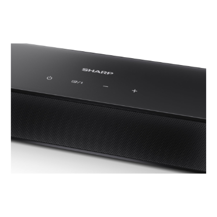 Sharp Compact 2.1 Soundbar with Wireless Subwoofer | HT-SBW121 | 240 W | Bluetooth | Black | Wireles