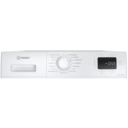 INDESIT Washing Machine | IM 864 MY TIME EE | Energy efficiency class A | Front loading | Washing ca