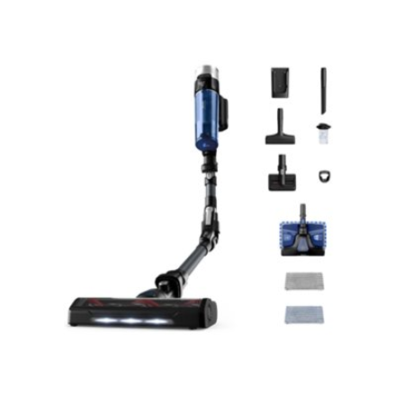 TEFAL Vacuum Cleaner | TY20C7 X-force Flex Aqua | Cordless operating | 250 W | Black/Blue