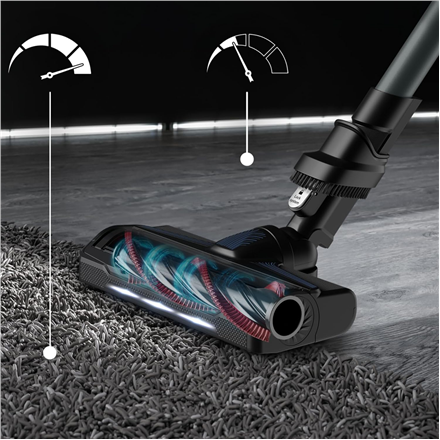 TEFAL Vacuum Cleaner | TY20C7 X-force Flex Aqua | Cordless operating | 250 W | Black/Blue