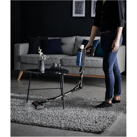 TEFAL Vacuum Cleaner | TY20C7 X-force Flex Aqua | Cordless operating | 250 W | Black/Blue