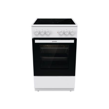 Gorenje Cooker | GEC5A21WG-B | Hob type Electric | Oven type Electric | White | Width 50 cm | Grilli