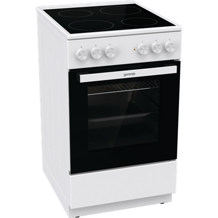 Gorenje Cooker | GEC5A21WG-B | Hob type Electric | Oven type Electric | White | Width 50 cm | Grilli