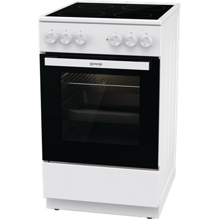 Gorenje Cooker | GEC5A21WG-B | Hob type Electric | Oven type Electric | White | Width 50 cm | Grilli