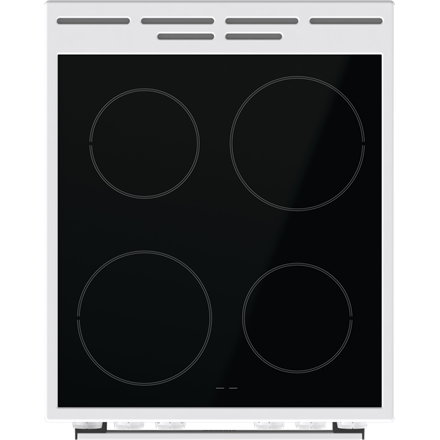 Gorenje Cooker | GEC5A21WG-B | Hob type Electric | Oven type Electric | White | Width 50 cm | Grilli