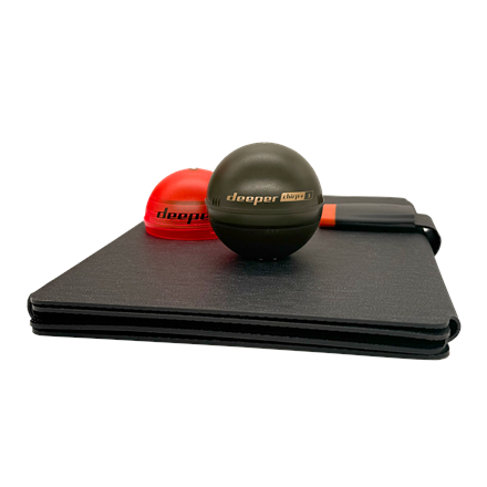 Deeper CHIRP+3 sonar +36W foldable solar charger power bundle