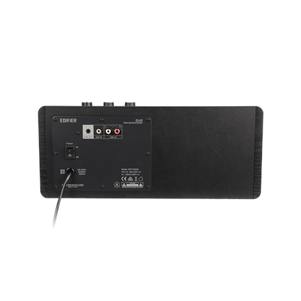 Edifier Integrated Stereo Speakers | D12 | 70 W | Bluetooth | Black | Wireless connection
