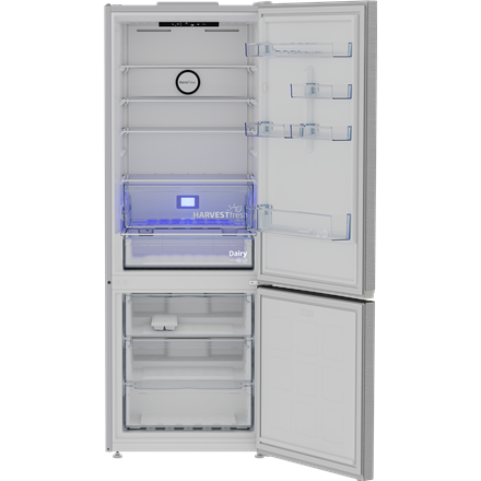 BEKO Refrigerator | B3RCNE564HXB | Energy efficiency class E | Free standing | Combi | Height 192 cm