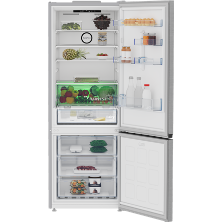 BEKO Refrigerator | B3RCNE564HXB | Energy efficiency class E | Free standing | Combi | Height 192 cm