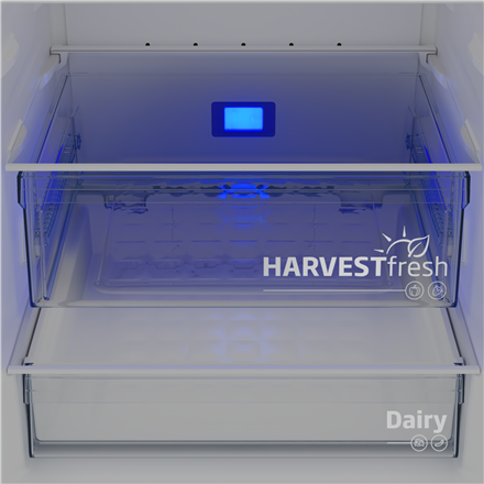 BEKO Refrigerator | B3RCNE564HXB | Energy efficiency class E | Free standing | Combi | Height 192 cm