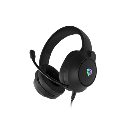 Genesis Gaming Headset | Neon 213 RGB | Wired | Over-Ear | Microphone | Black