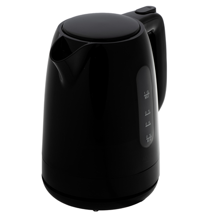 Adler Kettle | AD 1380b | Electric | 2200 W | 1 L | Polypropylene | 360° rotational base | Black