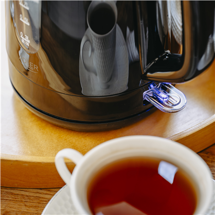 Adler Kettle | AD 1380b | Electric | 2200 W | 1 L | Polypropylene | 360° rotational base | Black
