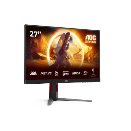 AOC | 27G4HA | 27 " | Fast IPS | FHD | 16:9 | 200 Hz | 0.5 ms | 1920 x 1080 pixels | 300 cd/m² | HDM
