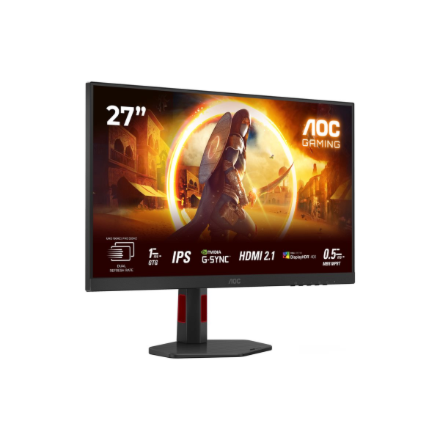 AOC | U27G4R | 27 " | Fast IPS | UHD | 16:9 | 120 Hz | 1 ms | 3840 x 2160 pixels | 400 cd/m² | HDMI 