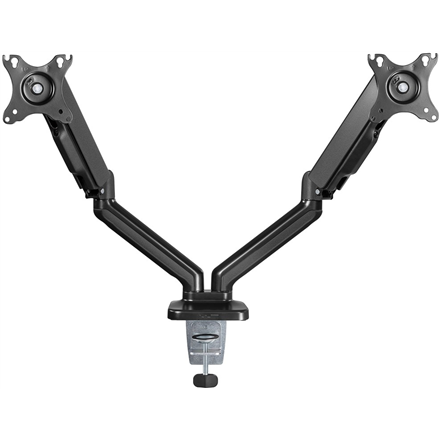 Goobay Desk Mount | Double Monitor Mount with Gas Spring | Swivel