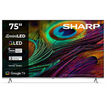 Sharp 4K QLED TV | 75JP7265E | 75 | Smart TV | Google TV | UHD