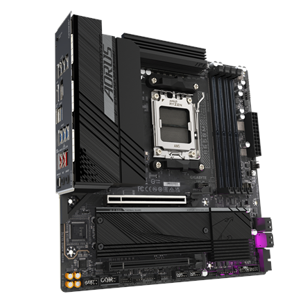 Gigabyte B650M AORUS ELITE (rev. 1.3) | Processor family AMD | Processor socket AM5 | DDR5 | Support