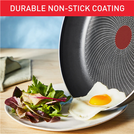 TEFAL Pan | H0560442 | Frying | Diameter 24 cm | Suitable for induction hob | Fixed handle | Black