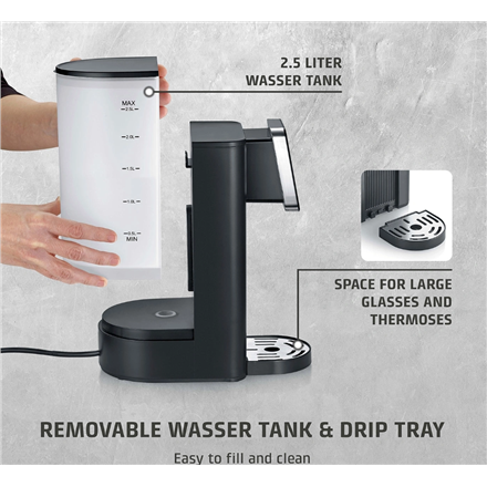 Caso Turbo Hot Water Dispenser | HW 616 | Water Dispenser | 2600 W | 2.5 L | Plastic/Stainless Steel