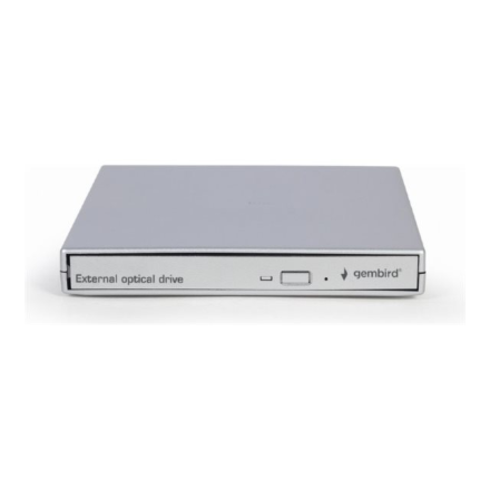 Gembird External USB DVD drive | DVD-USB-021-SV | Interface USB 2.0 | CD/DVD | CD read speed 24 x | 